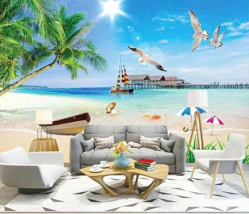 Tranh Dán Tường Cảnh Biển- Đại Dương CB32