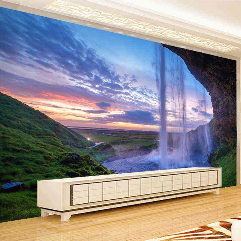 Tranh Dán Tường Thác Nước TN03