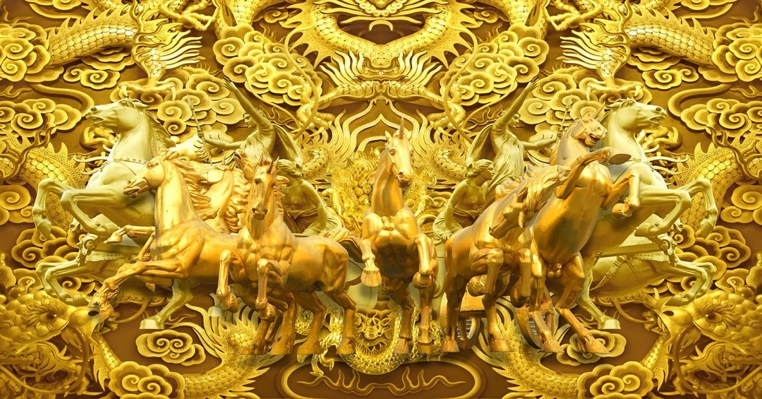 Tranh Dán Tường Mã Đáo Thành Công Tiến Phát Mdtc13