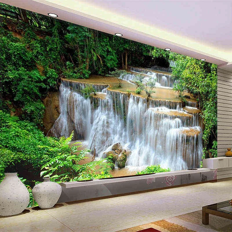 Tranh Dán Tường Thác Nước TN04