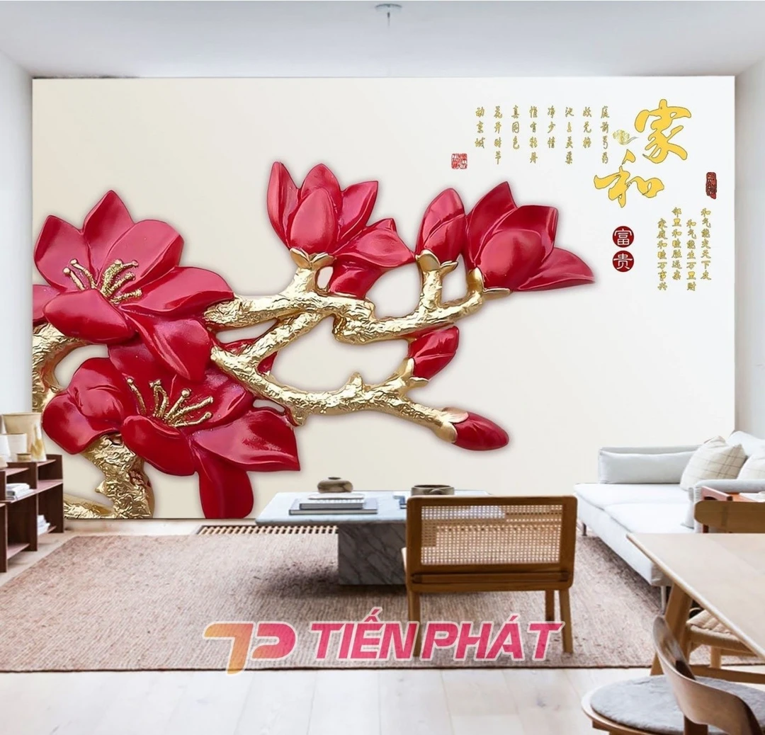 Tranh Dán Tường Phong Thủy PT01