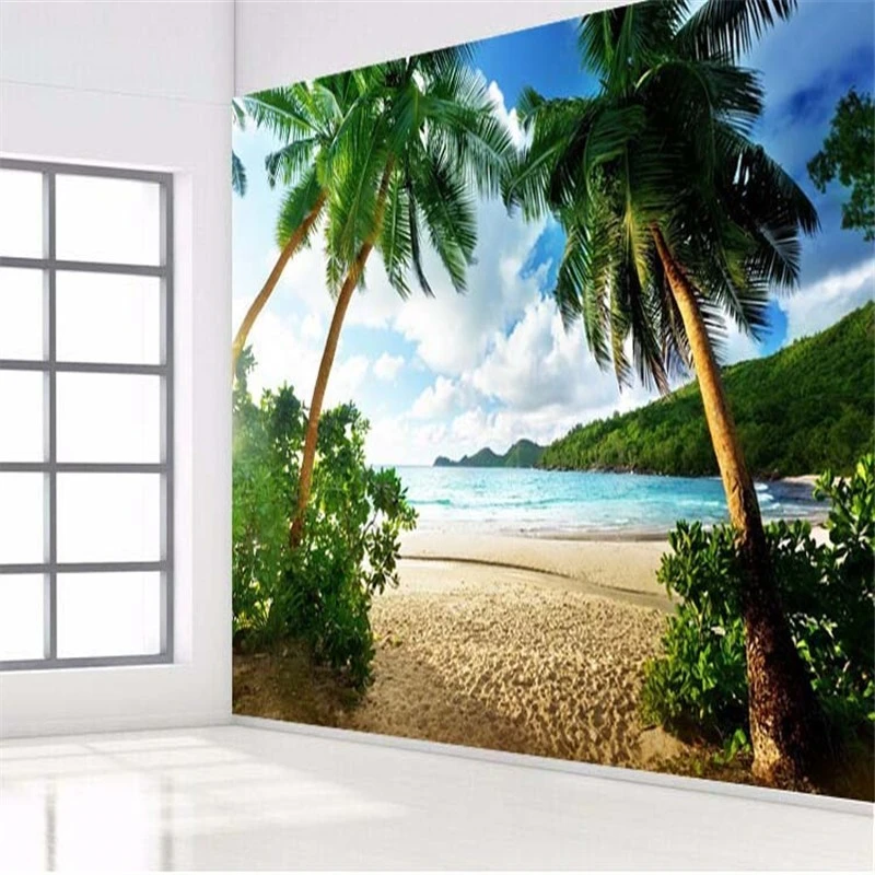 Tranh Dán Tường Phong Cảnh Thiên Nhiên Hồ Nước Tnhn03