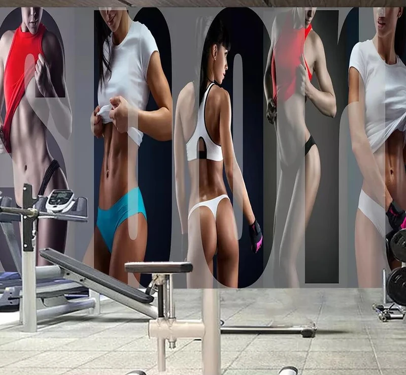 Tranh Dán Tường Những Cô Gái Tập Gym Tm02