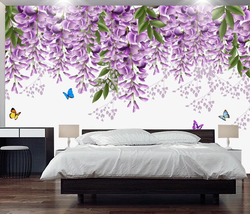 Tranh Dán Tường 3D Hoa Nghệ Thuật Hnt04