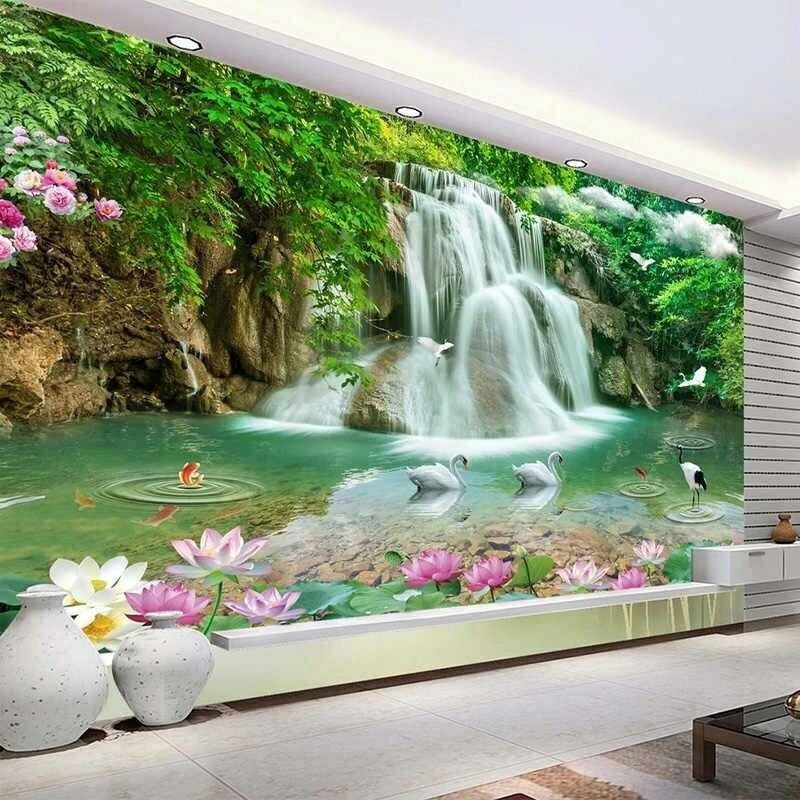Tranh Dán Tường Sơn Thủy ST05