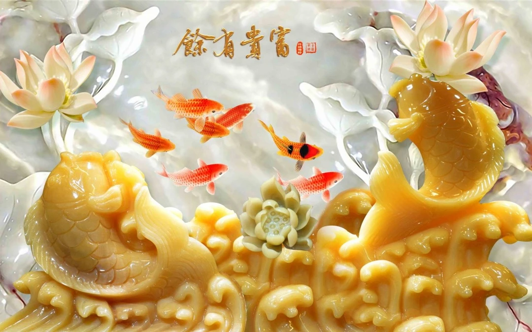 Tranh Dán Tường 3D Phong Thủy Tiến Phát Pttp49