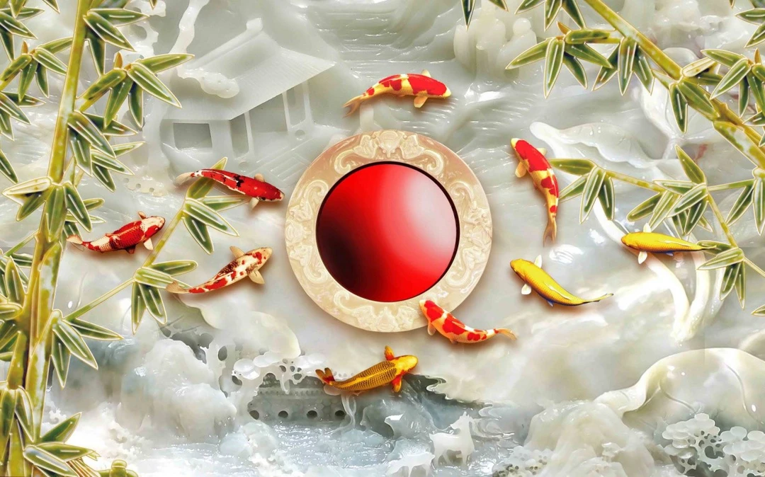 Tranh Dán Tường 3D Phong Thủy Tiến Phát Pttp04