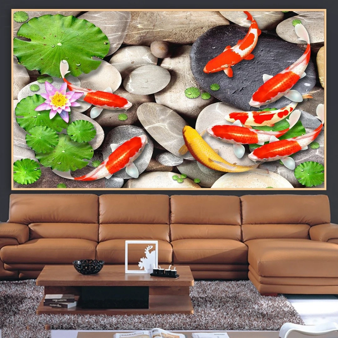 Tranh Dán Tường 3D Phong Thủy Tiến Phát Pttp133