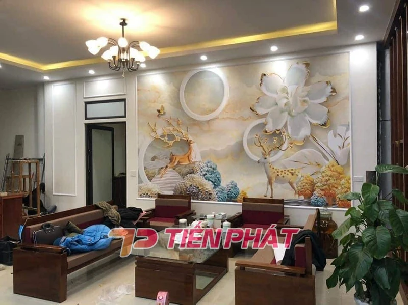 Tranh Dán Tường Phong Thủy PT01