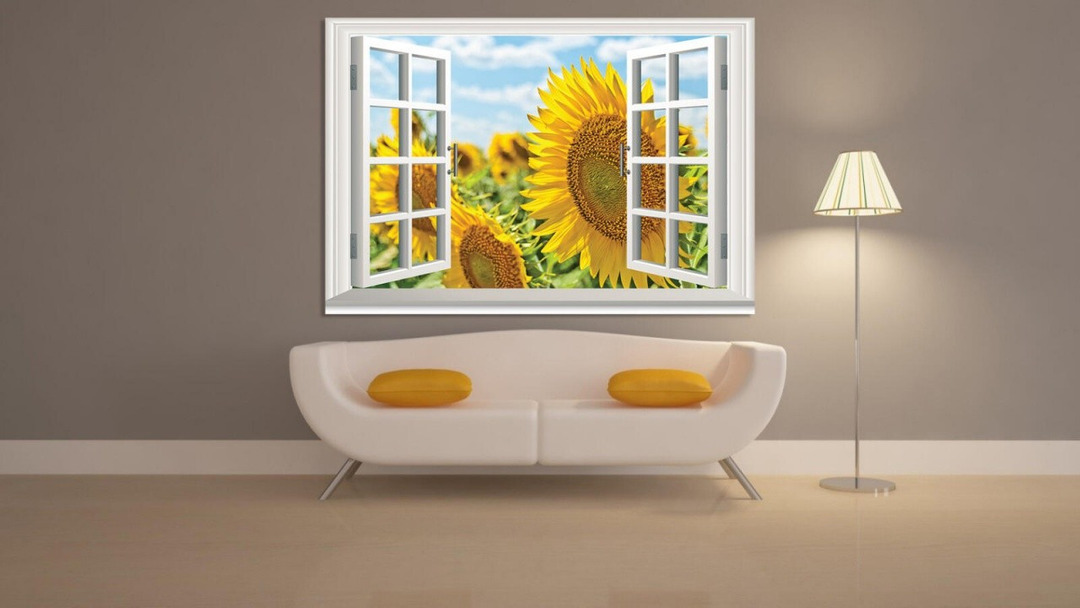 Tranh Dán Tường Cửa Sổ 3D CS42