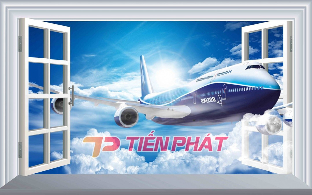 Tranh Dán Tường Cửa Sổ 3D CS01