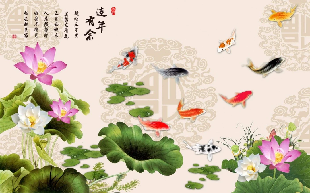 Tranh Dán Tường 3D Phong Thủy Tiến Phát Pttp41