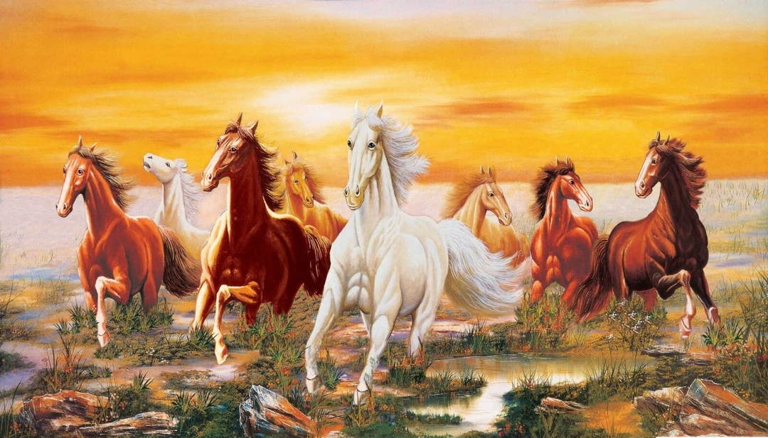 Tranh Dán Tường Mã Đáo Thành Công MD19