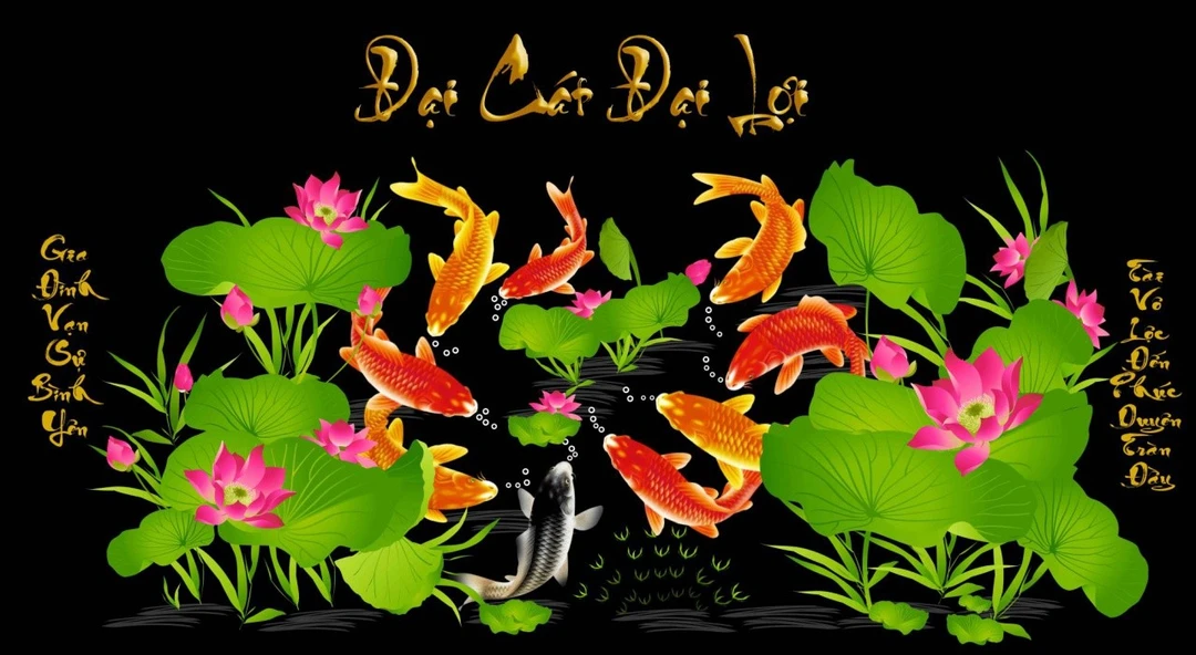 Tranh Dán Tường 3D Phong Thủy Tiến Phát Pttp44
