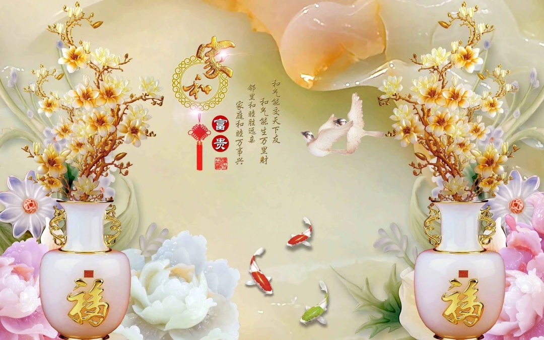 Tranh Dán Tường Giả Ngọc Tiến Phát Gntp35