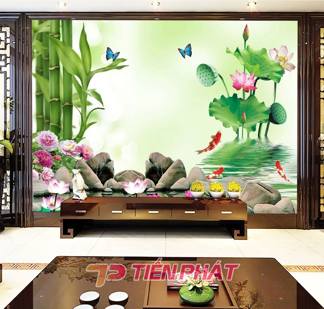 Tranh Dán Tường Phong Thủy PT01