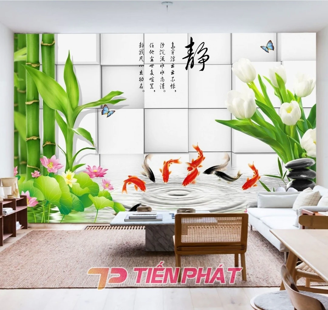 Tranh Dán Tường Phong Thủy PT01