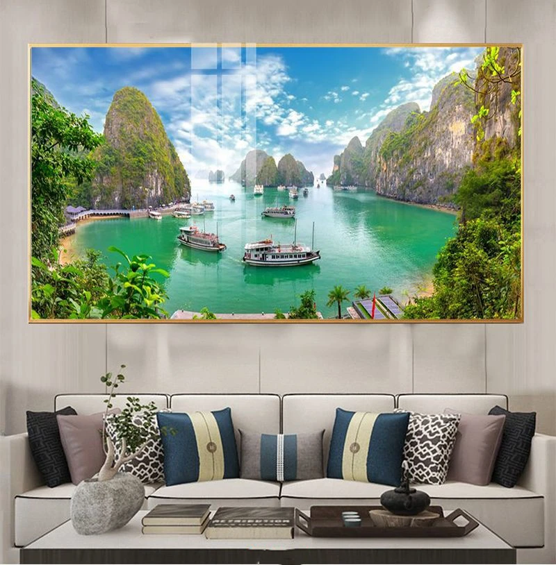 Tranh Dán Tường Cảnh Biển Đẹp Tiến Phát Cbtp141