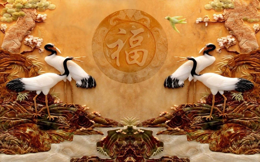 Tranh Dán Tường Phong Thủy PT39