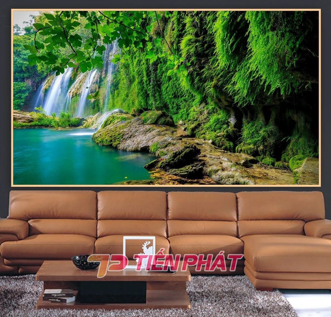 Tranh Dán Tường Thác Nước TN04