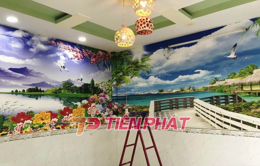 Tranh Dán Tường 3d Cảnh Biển- Đại Dương CB43