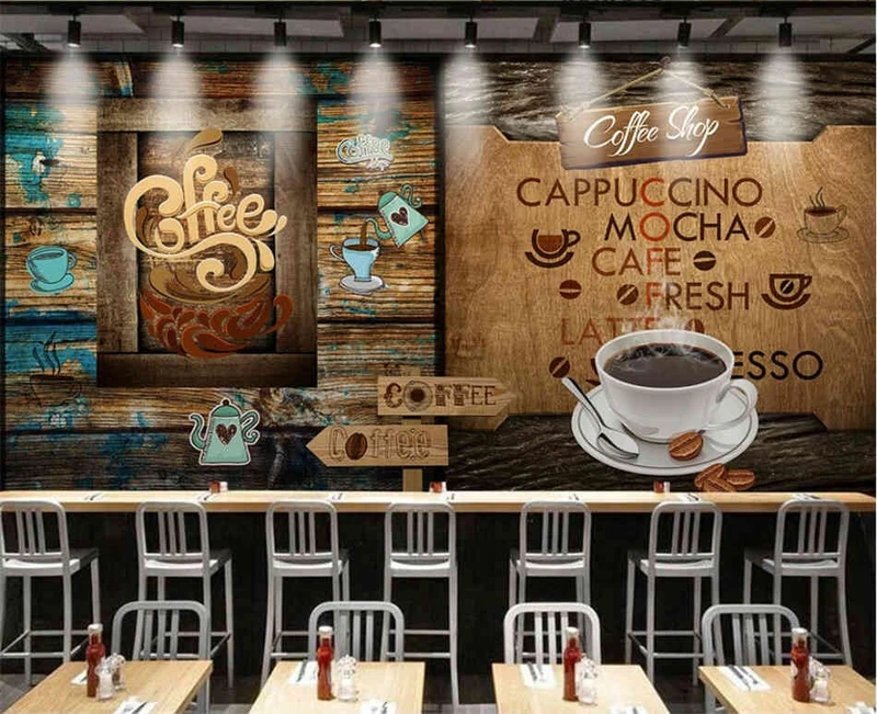 Tranh Dán Tường Quán Coffee GT42