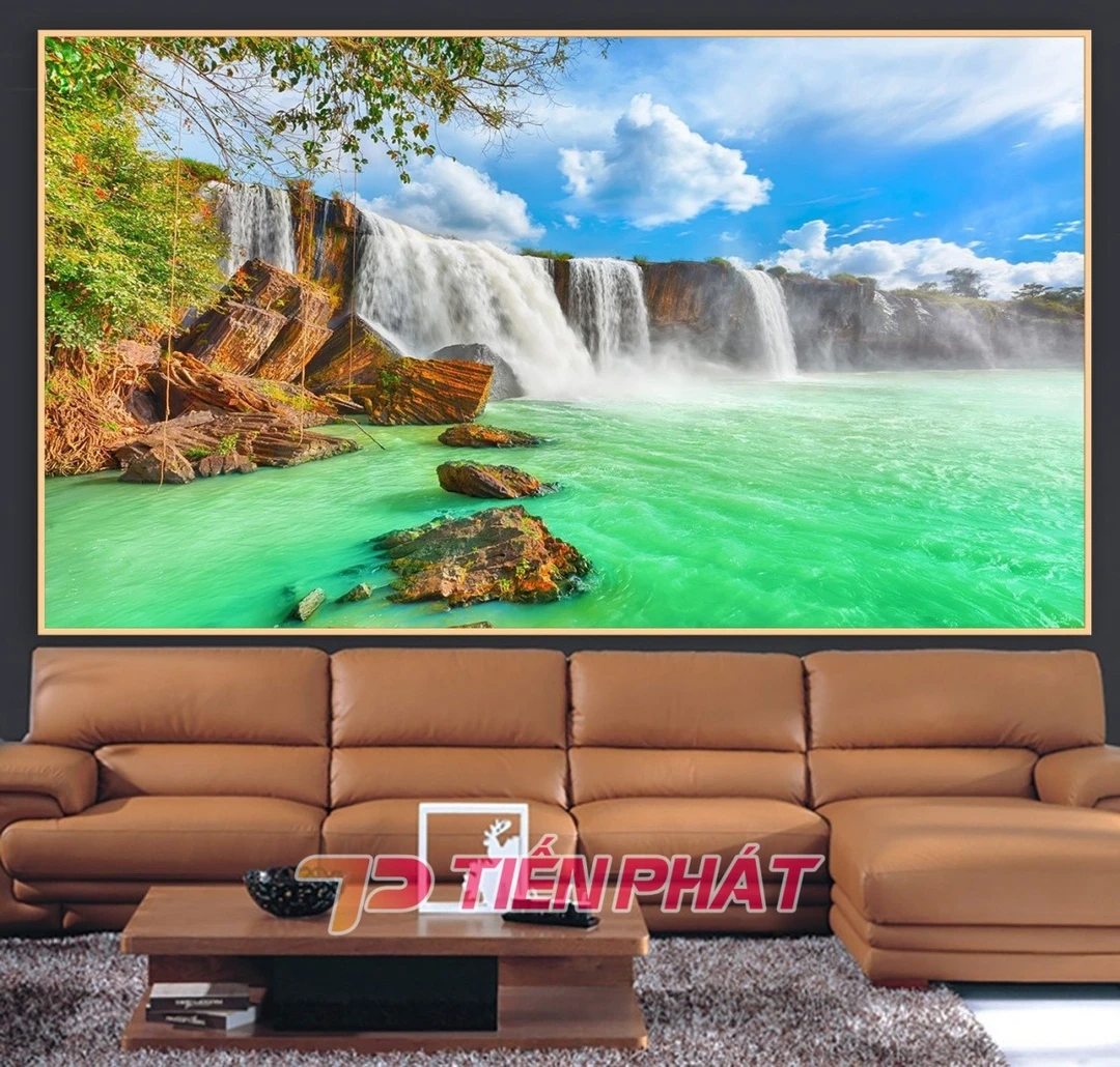 Tranh Dán Tường Thác Nước TN04